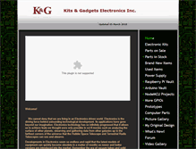 Tablet Screenshot of kits-gadgets.com